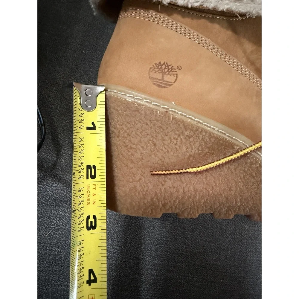 Timberland Women's Amston 2.5 Inch Wheat Nubuck Wedge Heel Boots 8257A Size 8.5